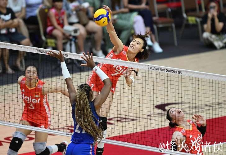 中国女排1-3不敌法国女排 遗憾无缘世锦赛八强